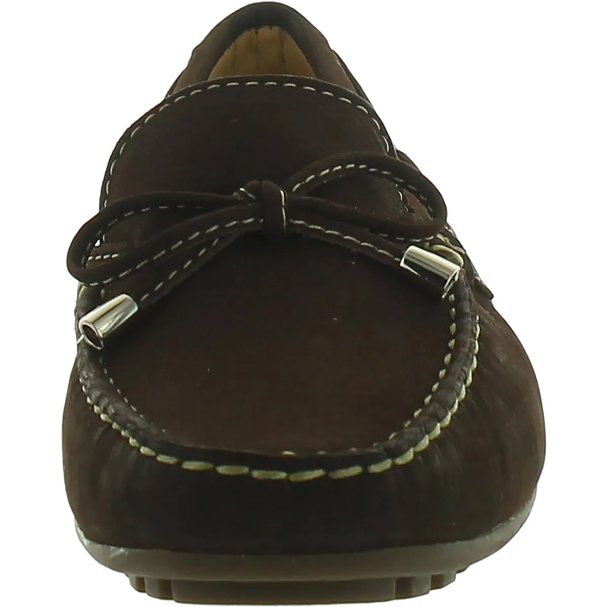 Driver Club USA Womens Nantucket 2 Leather Slip On Loafers