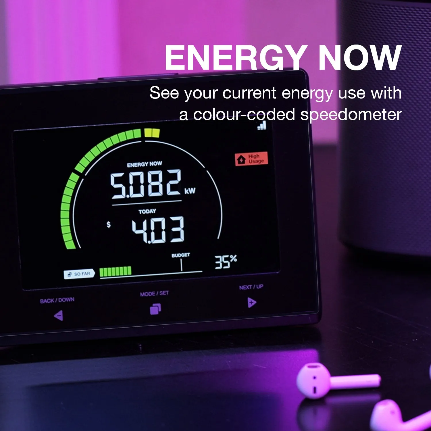 Efergy E-Max Power Monitor only. Upgrade your existing Elite / E2 Classic or Engage Hub