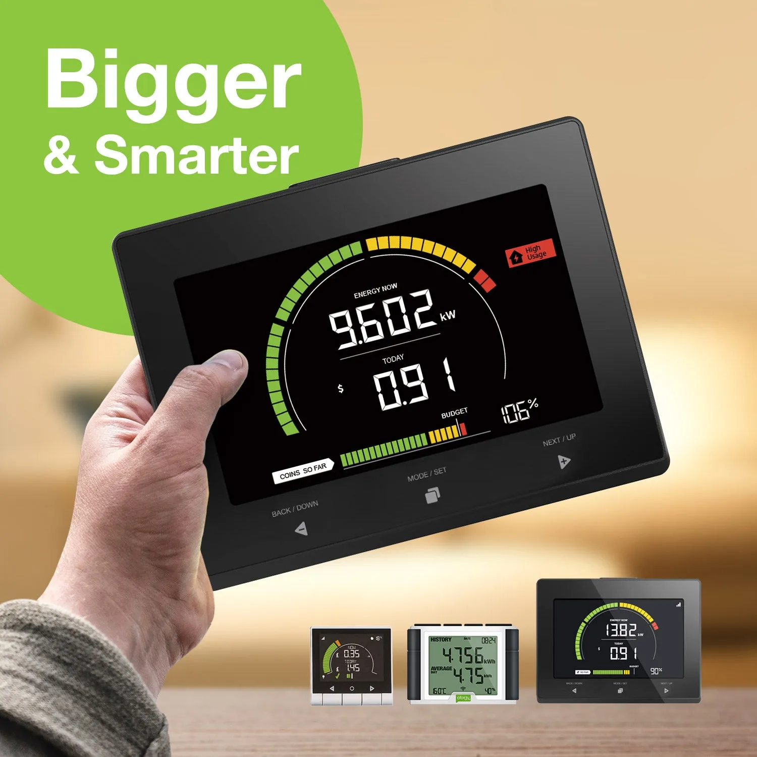 Efergy E-Max Power Monitor only. Upgrade your existing Elite / E2 Classic or Engage Hub