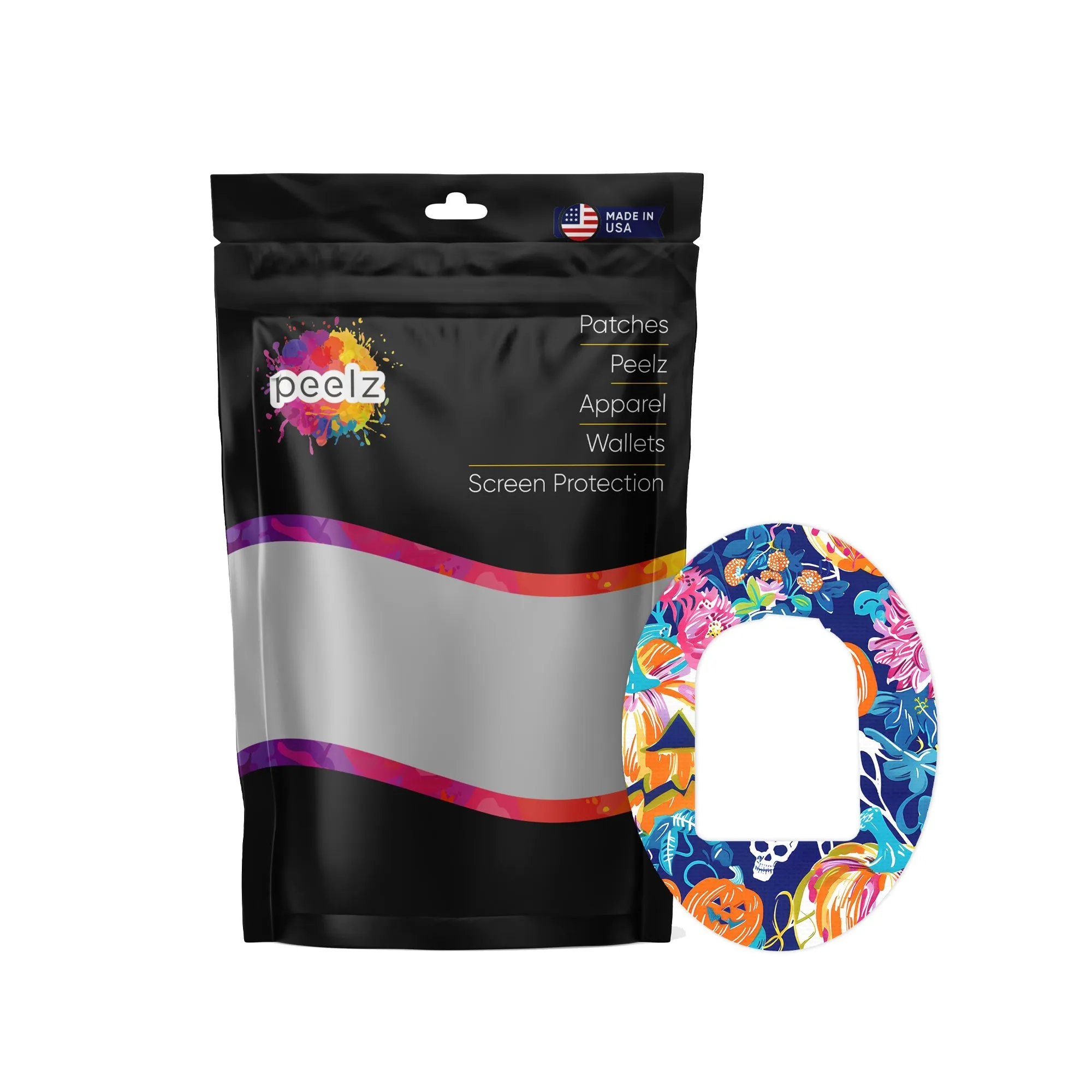 Enchanted Pumpkins Patch Tape Designed for the Omnipod