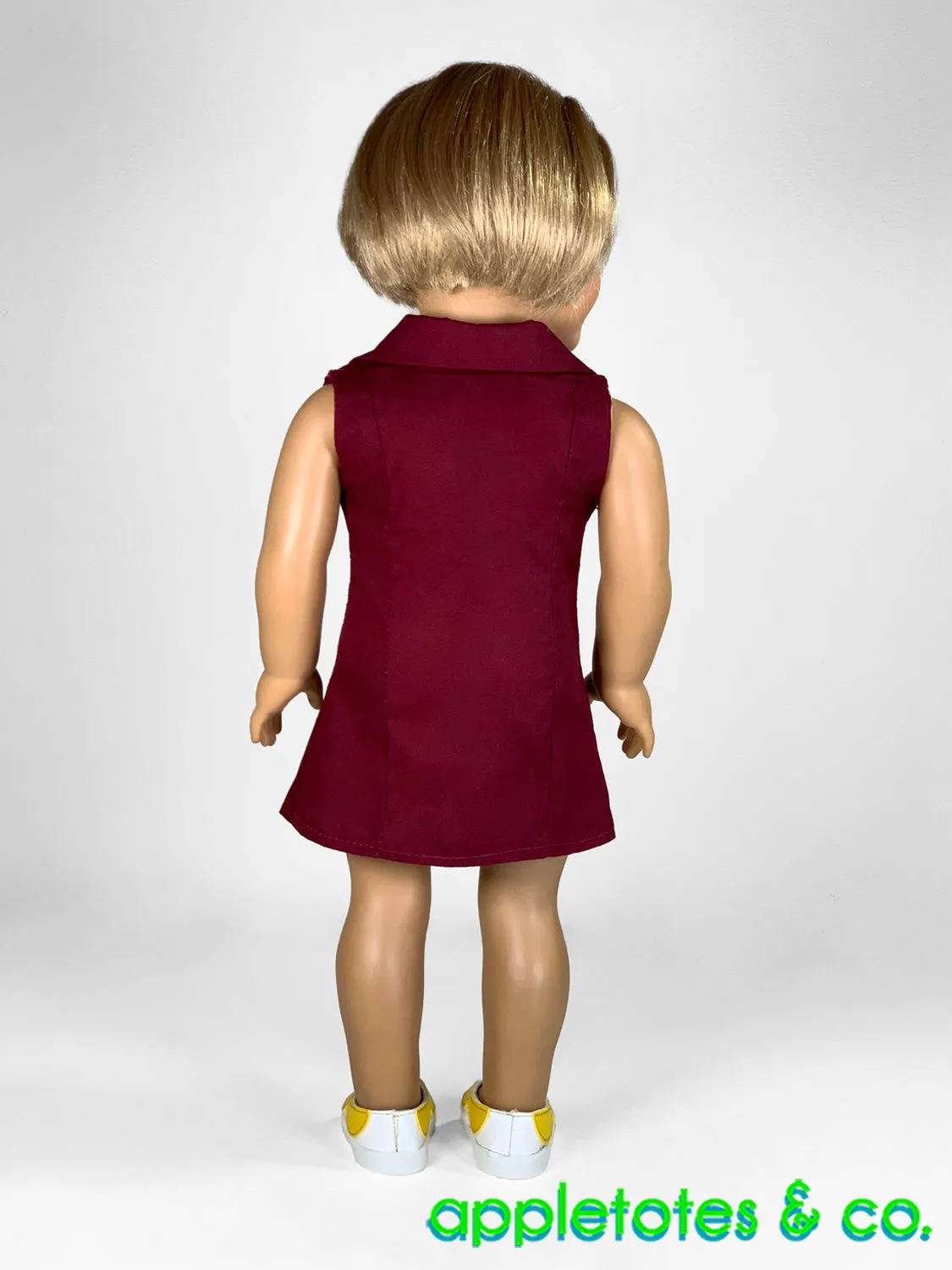 Evelyn Top   Dress 18 Inch Doll Sewing Pattern