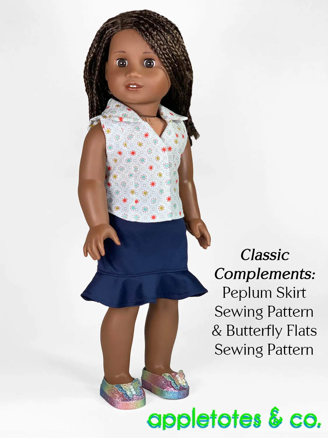 Evelyn Top   Dress 18 Inch Doll Sewing Pattern