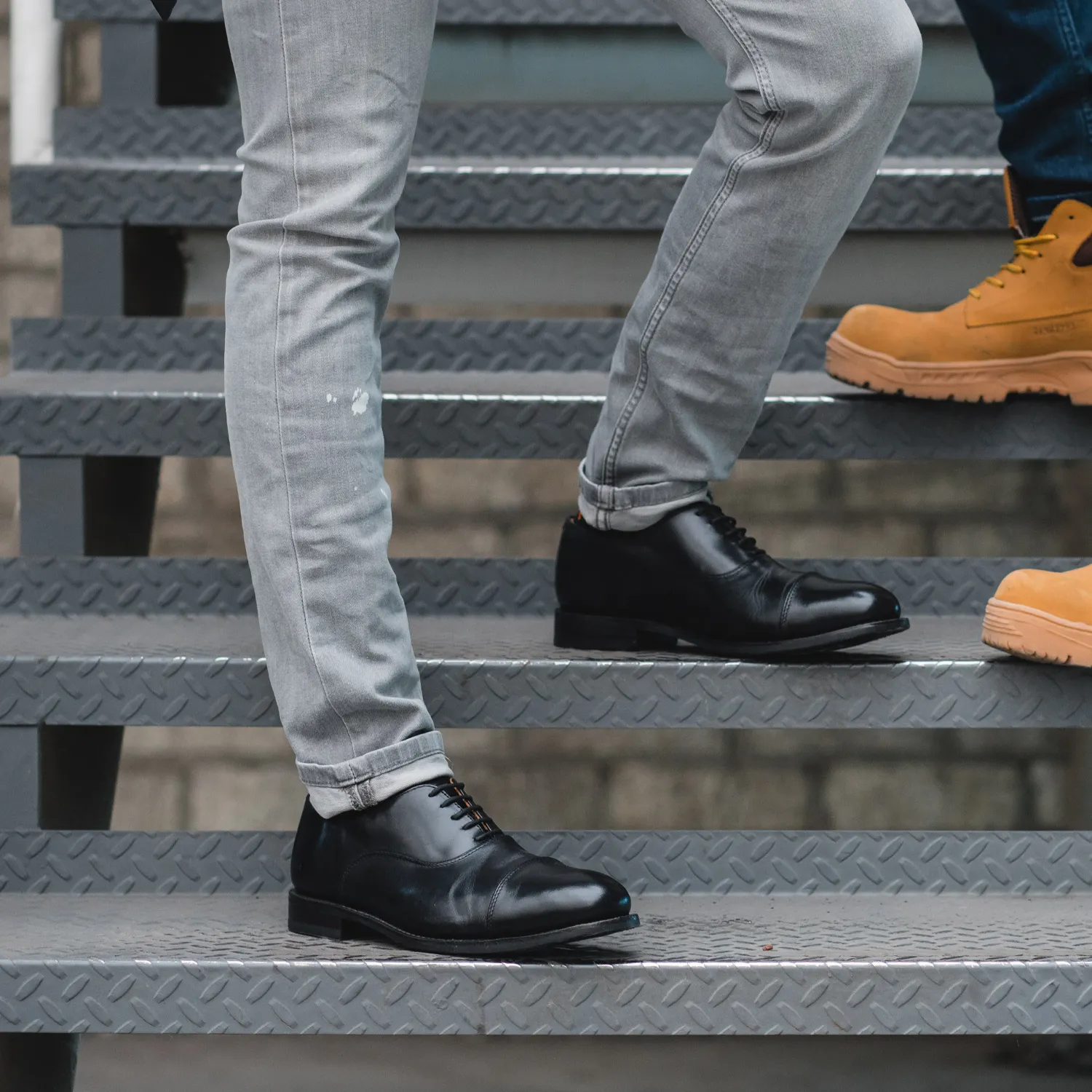 EXECUTIVE STEEL TOE SHOE CEO BLACK