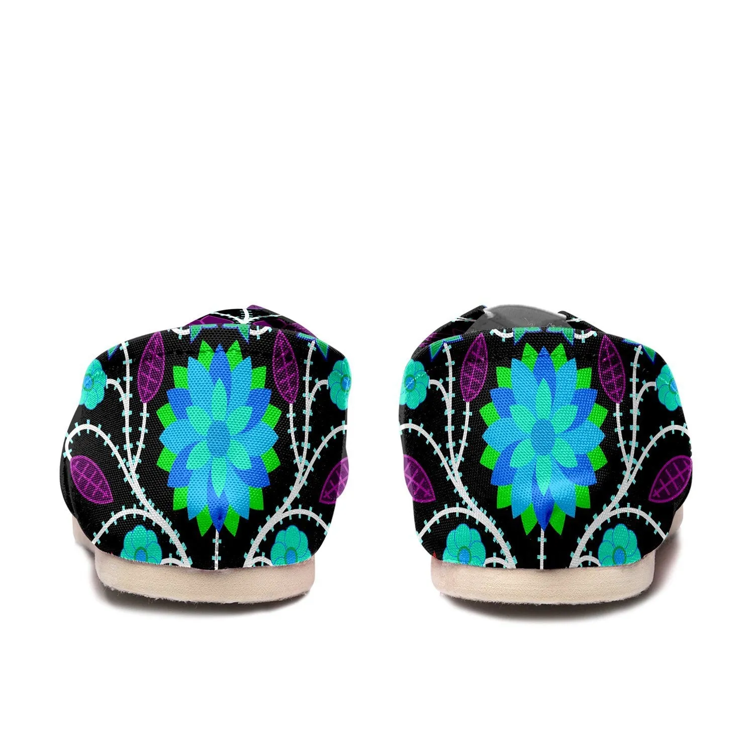 Floral Beadwork Four Clans Winter Slip On