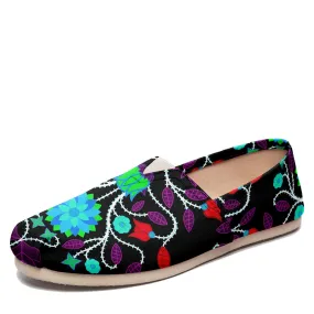 Floral Beadwork Four Clans Winter Slip On