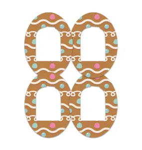 Gingerbread Patch Tape Designed for the Omnipod