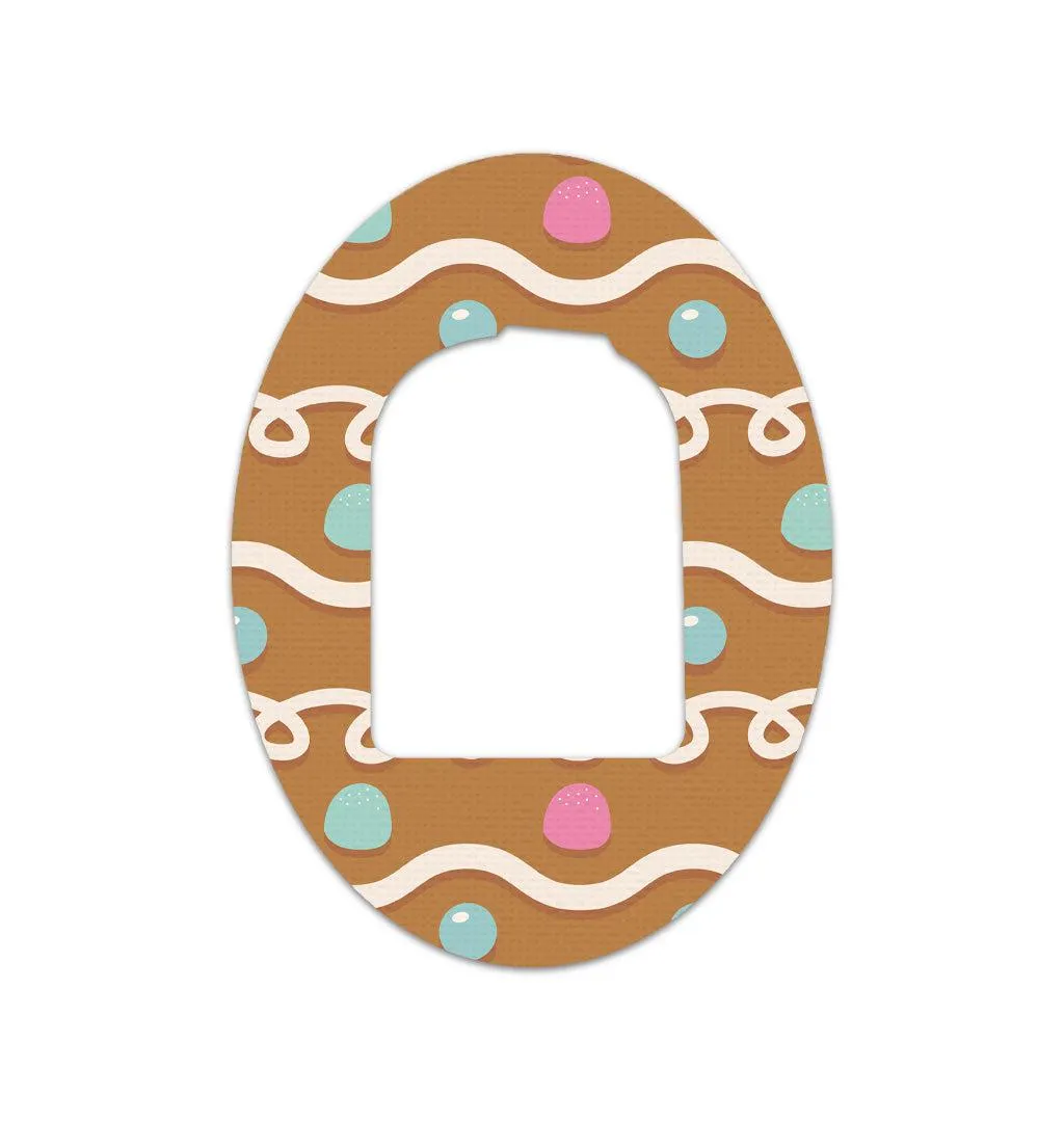 Gingerbread Patch Tape Designed for the Omnipod