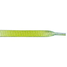 Glitter Flat 3/8" - Lime Gradient (12 Pair Pack) Shoelaces