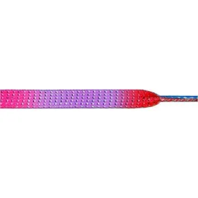 Glitter Flat 3/8" - Rainbow (12 Pair Pack) Shoelaces