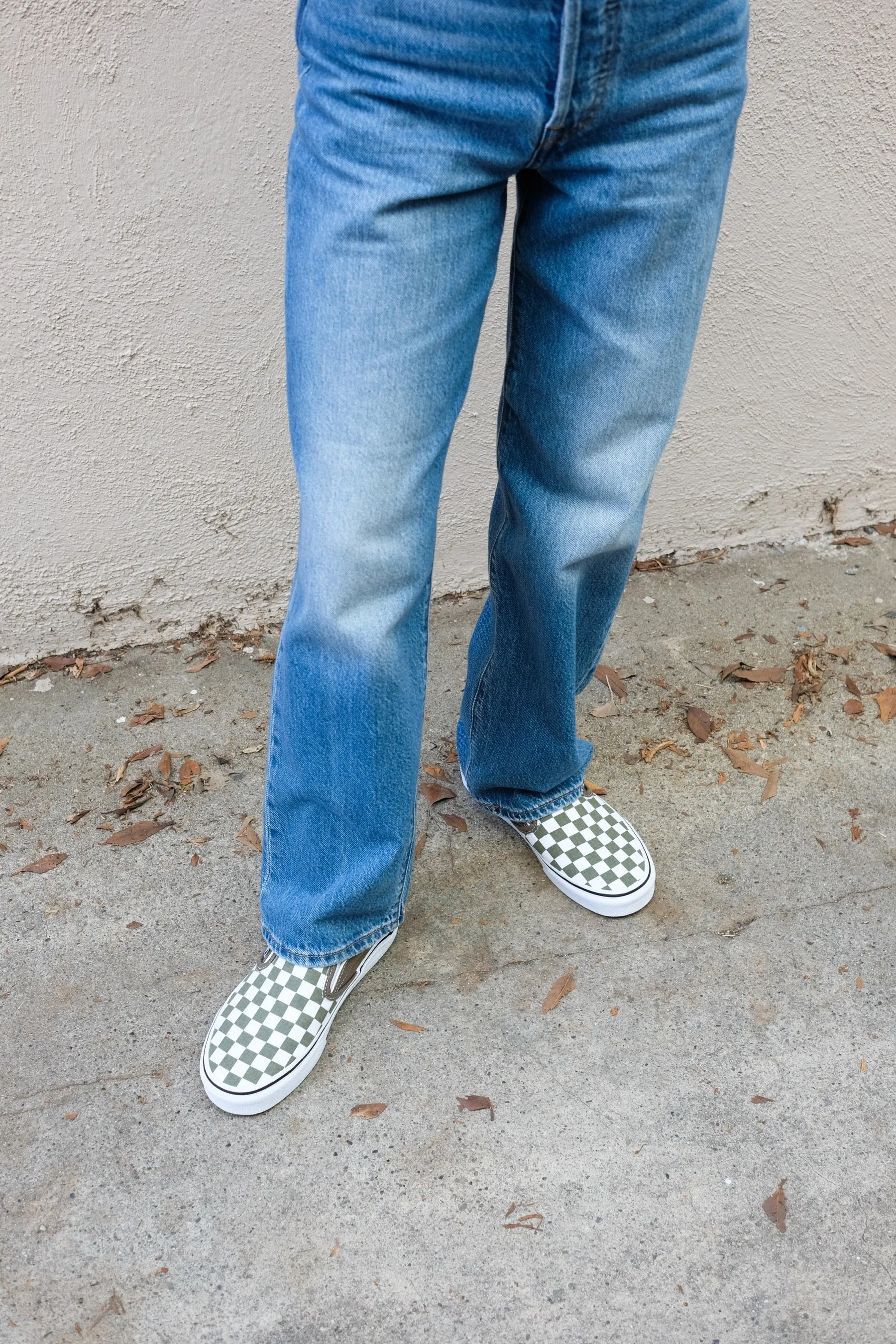 Grapeleaf Checkerboard Slip-On