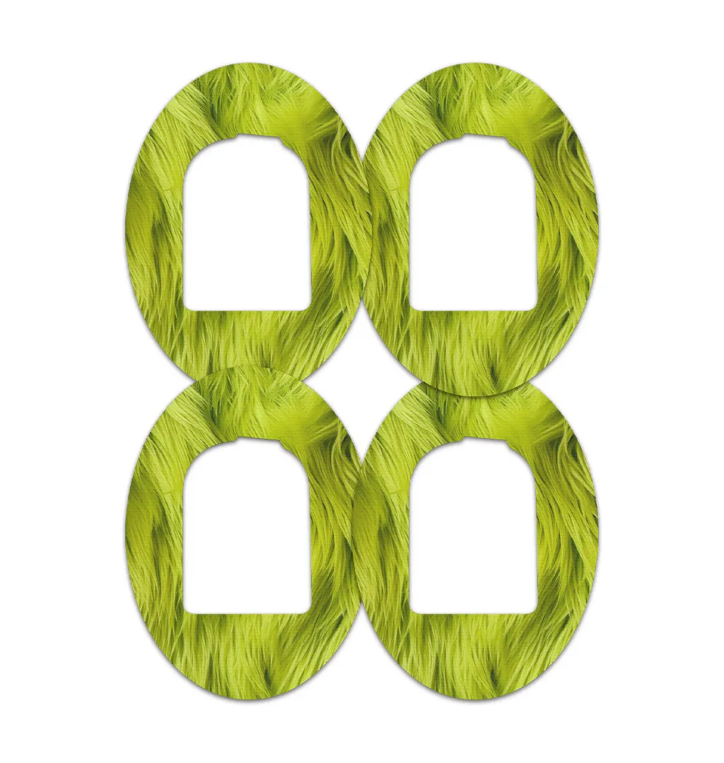 Green Fur Patch Tape Designed for the Omnipod