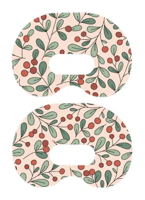Holly Berries Patch  Medtronic CGM Tape