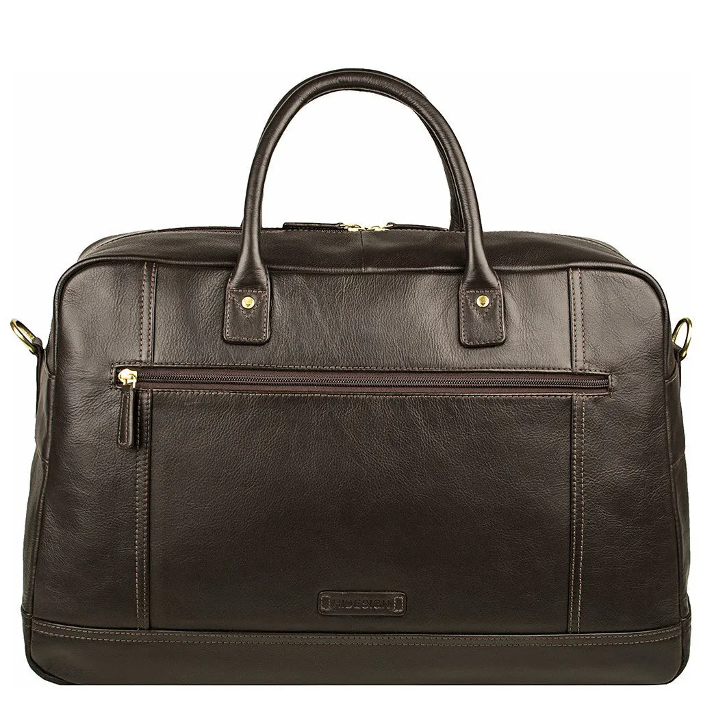 Hunter Cabin Sized Duffel in Classic Leather in Brown