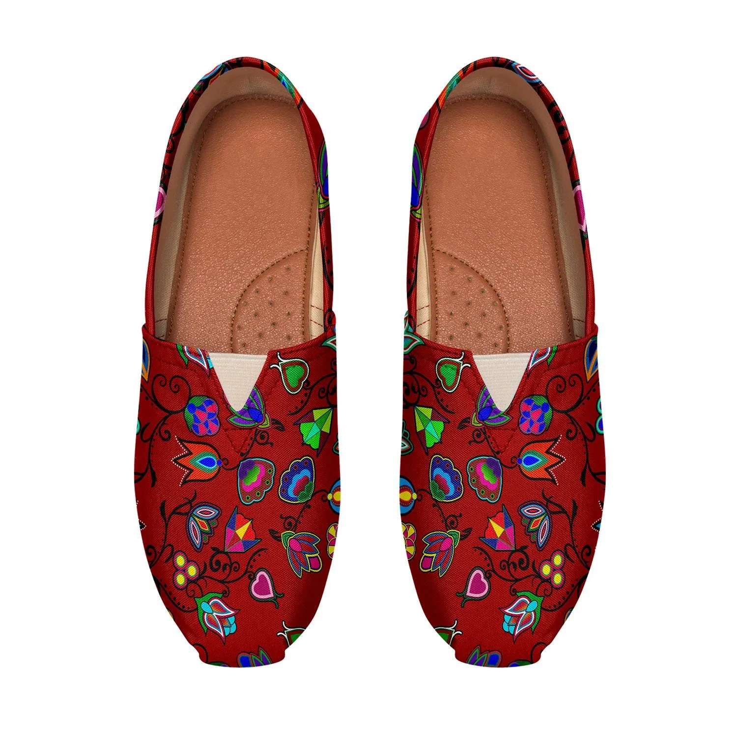 Indigenous Paisley Dahlia Slip On