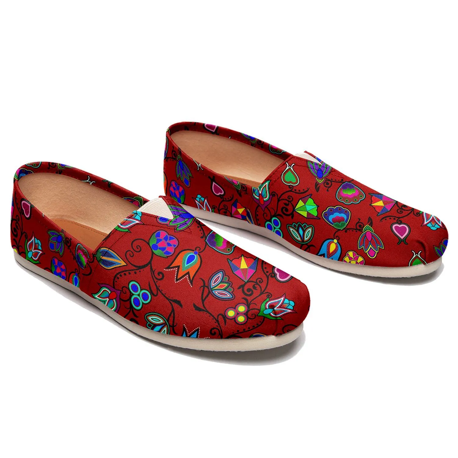 Indigenous Paisley Dahlia Slip On