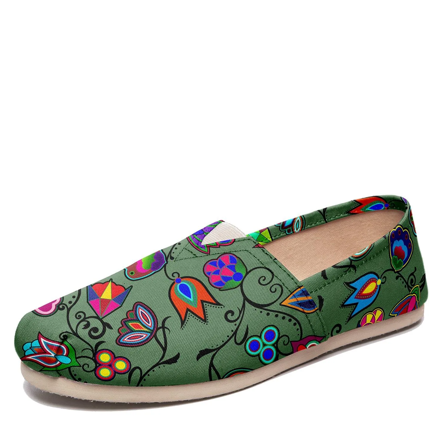 Indigenous Paisley Dark Sea Slip On