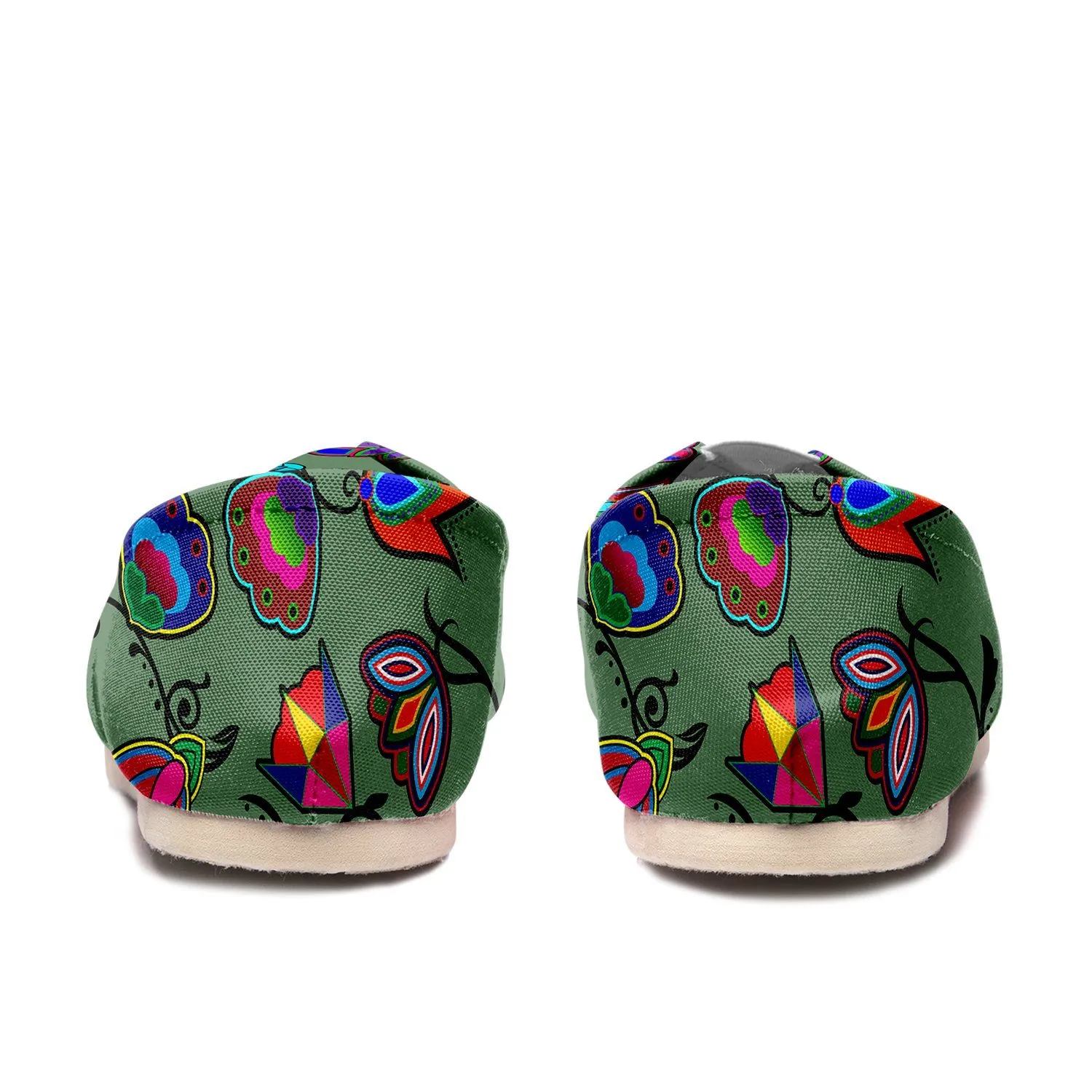 Indigenous Paisley Dark Sea Slip On