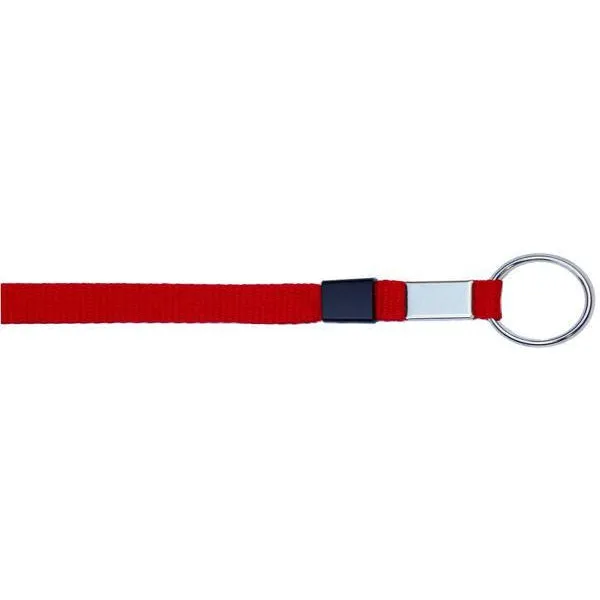 Key Ring 3/8" - Red (12 Pack)
