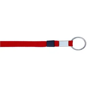 Key Ring 3/8" - Red (12 Pack)