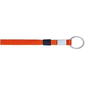 Key Ring Glitter 3/8" - Orange (12 Pack)