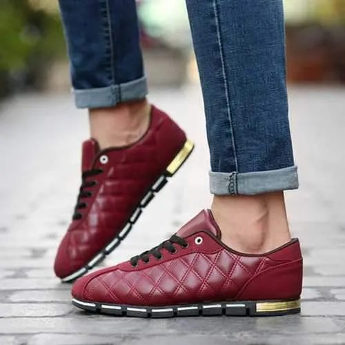 Lace Up Breathable Casual Sneakers Soft Sole Sport Shoes