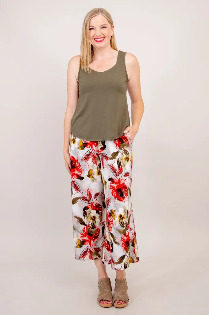 Landon Capri, Floral Youth, Linen Bamboo