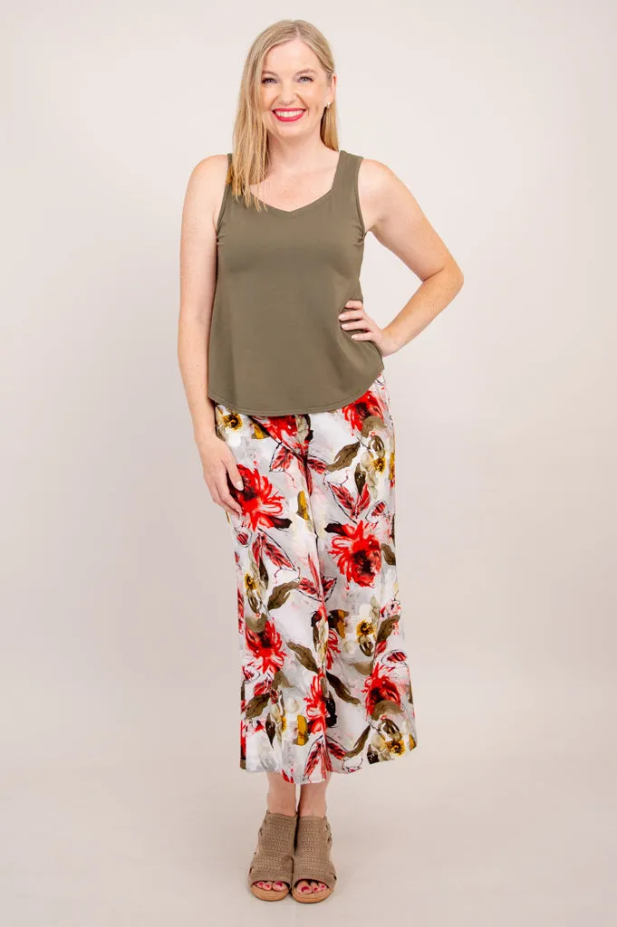 Landon Capri, Floral Youth, Linen Bamboo