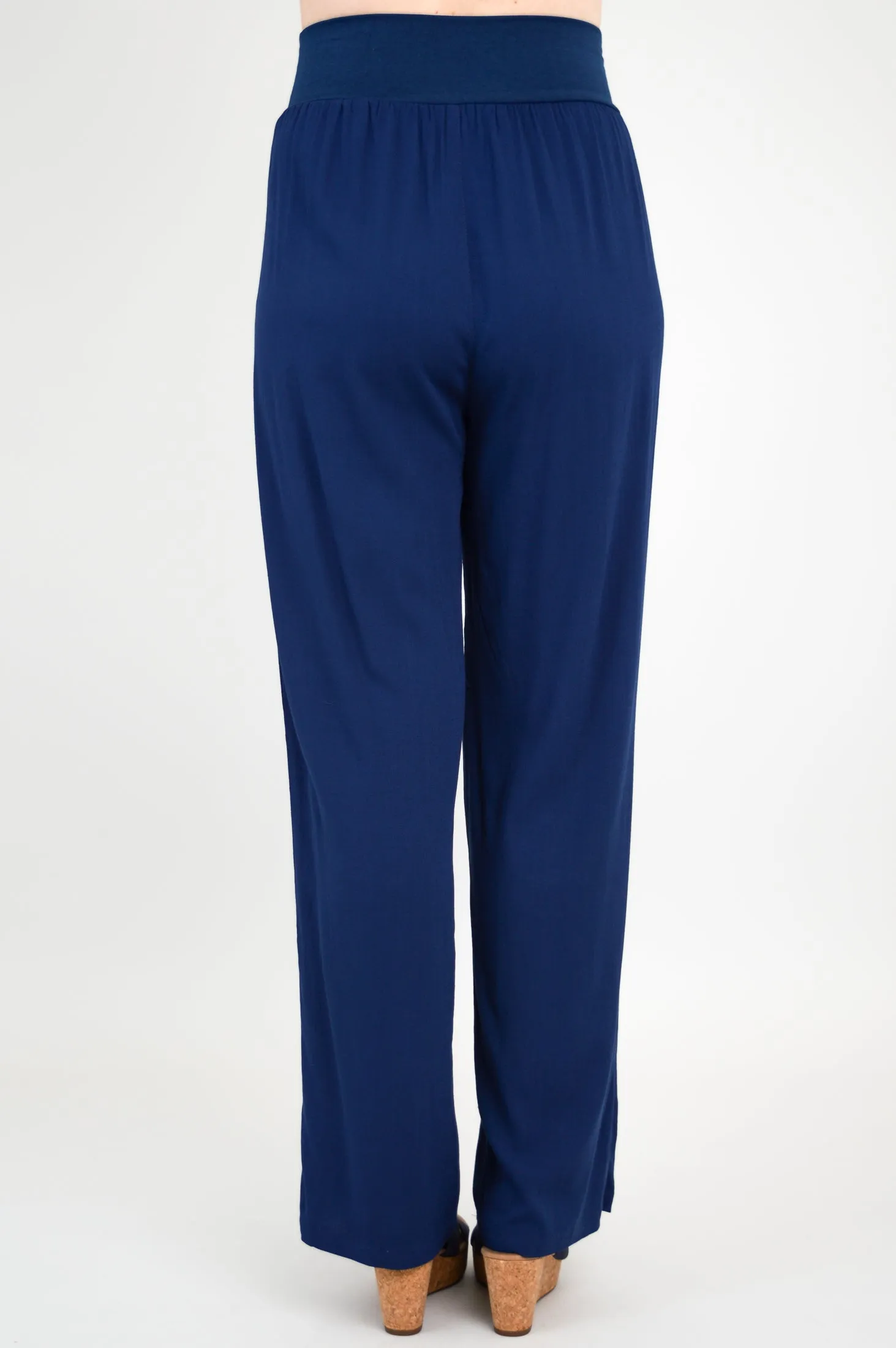 Landon Pant, Indigo, Linen Bamboo