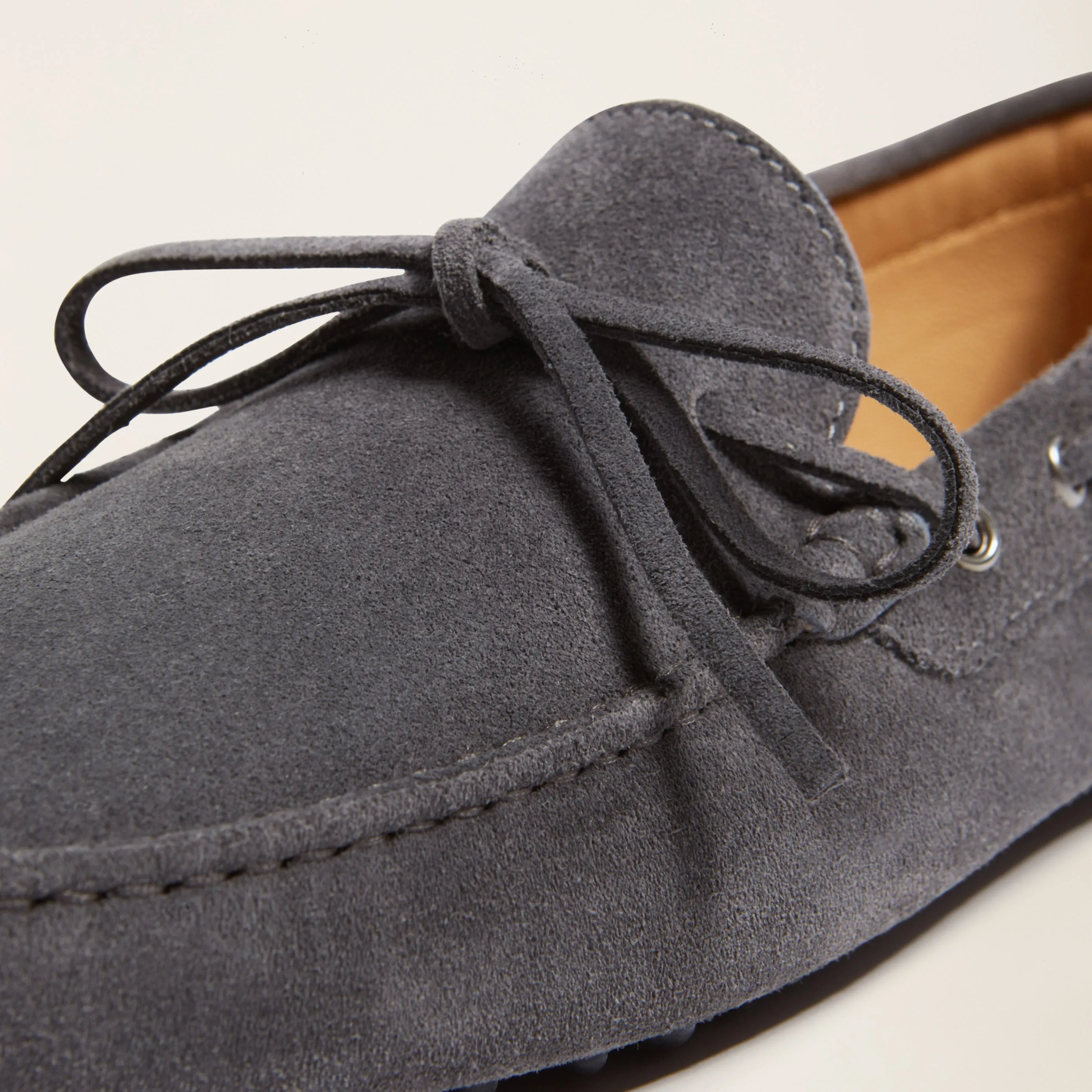 Lucca Suede Lace-Up Loafer