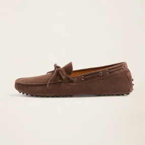 Lucca Suede Lace-Up Loafer