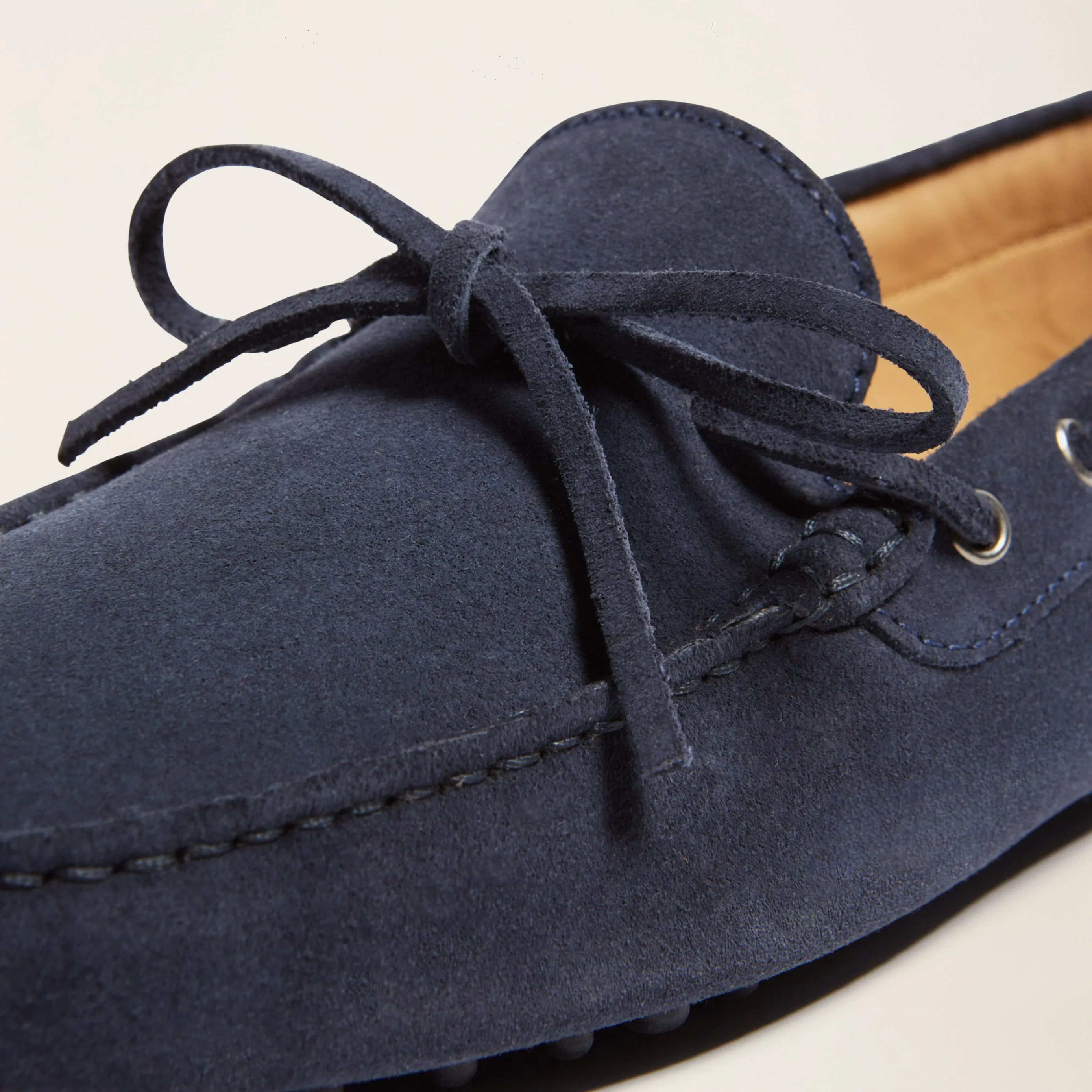 Lucca Suede Lace-Up Loafer