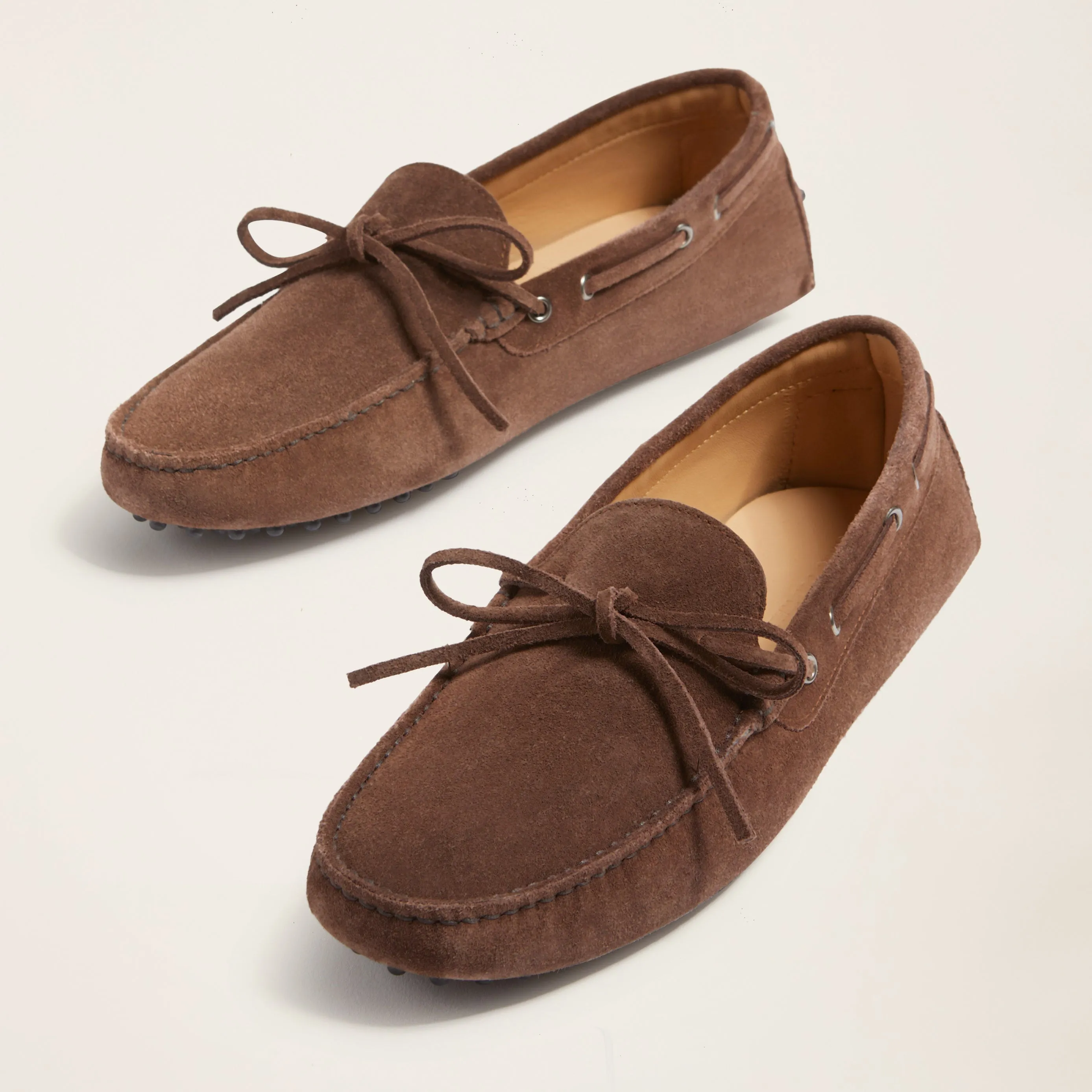 Lucca Suede Lace-Up Loafer