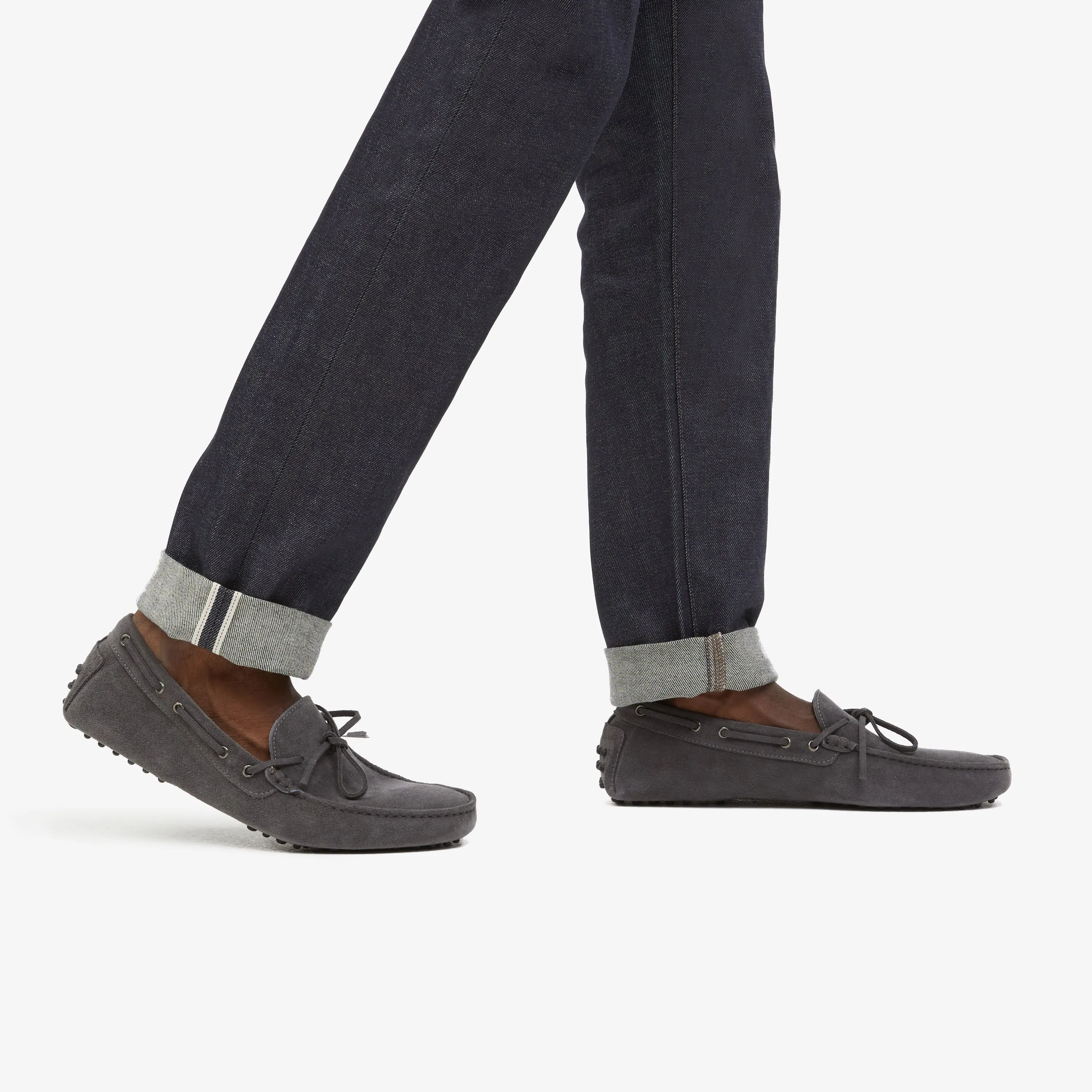 Lucca Suede Lace-Up Loafer