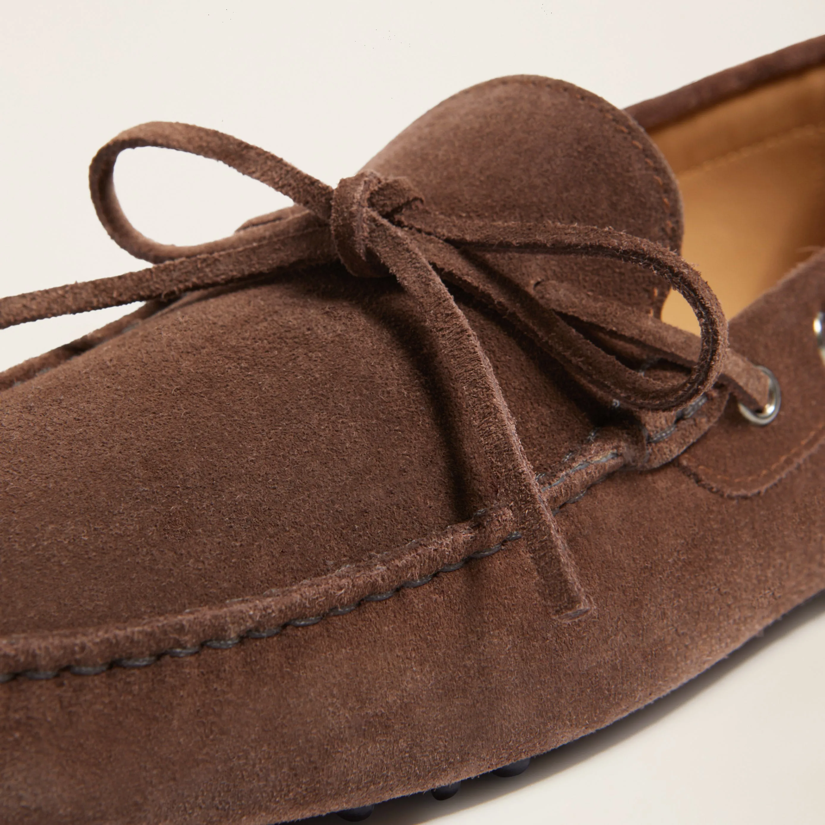 Lucca Suede Lace-Up Loafer
