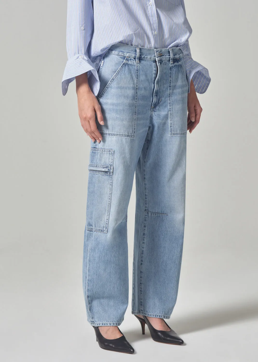 Marcelle Cargo in Cloud Nine | Organic Cotton