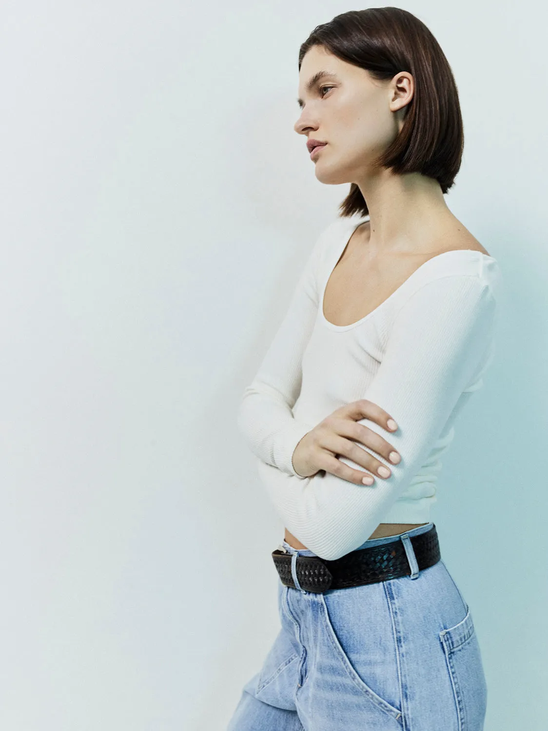 Marcelle Cargo in Cloud Nine | Organic Cotton