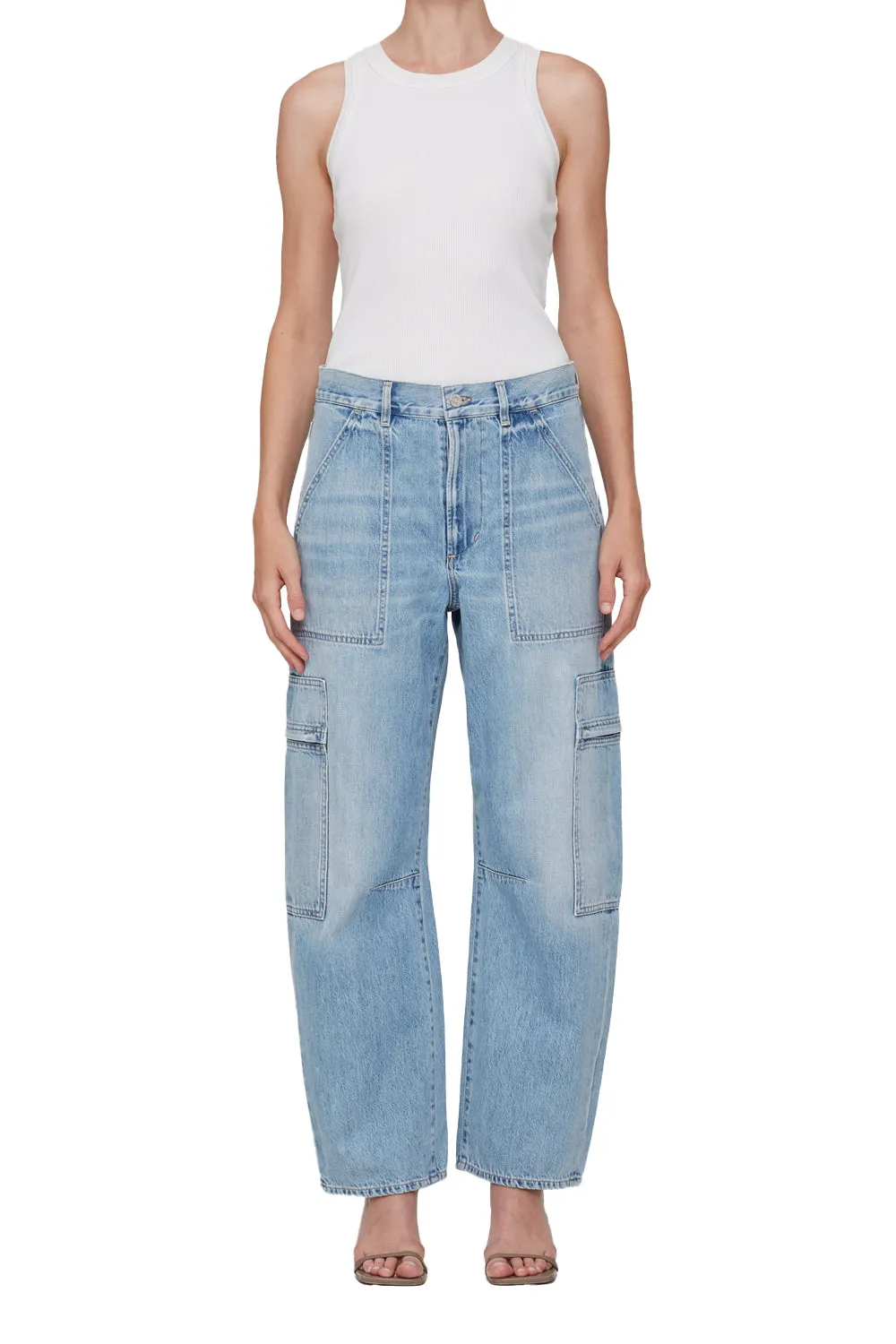 Marcelle Cargo in Cloud Nine | Organic Cotton