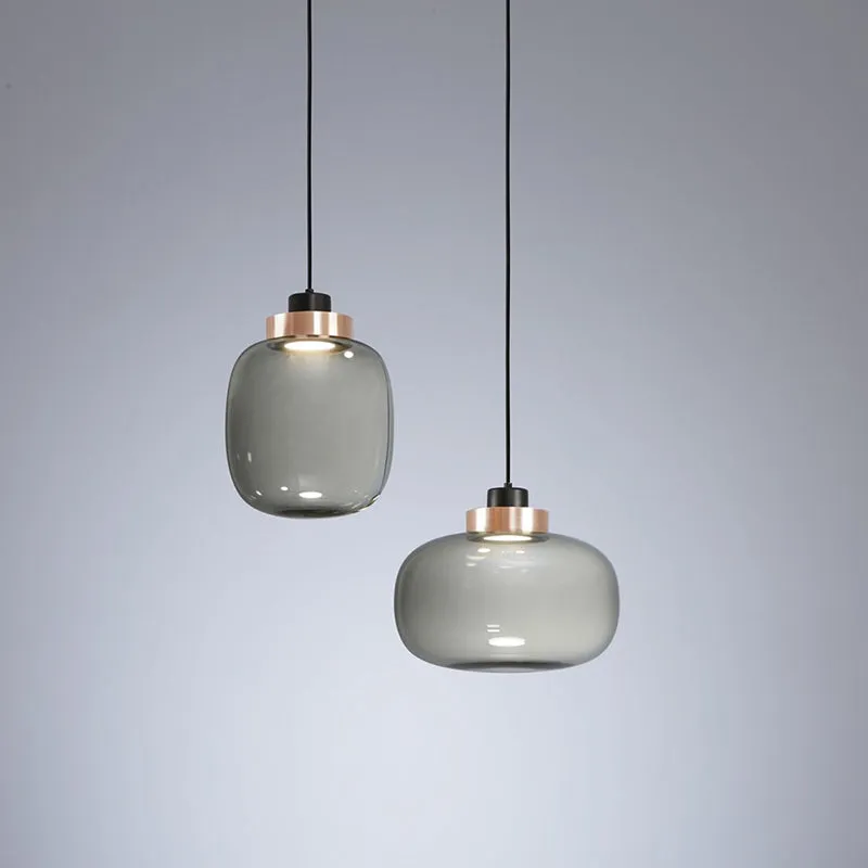 Mars Retro Modern Glass Pendant Light