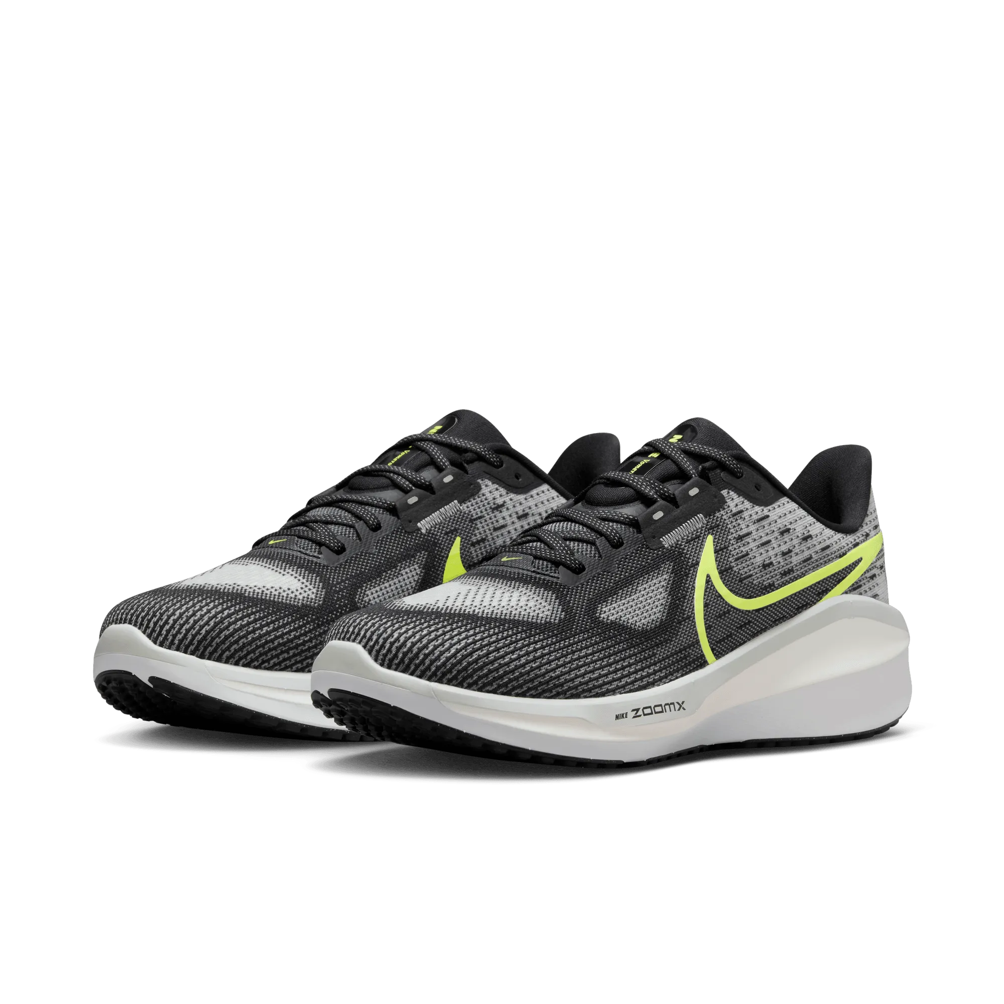 Men’s Vomero 17 (001 - Black/Volt-LT Smoke Grey-White)