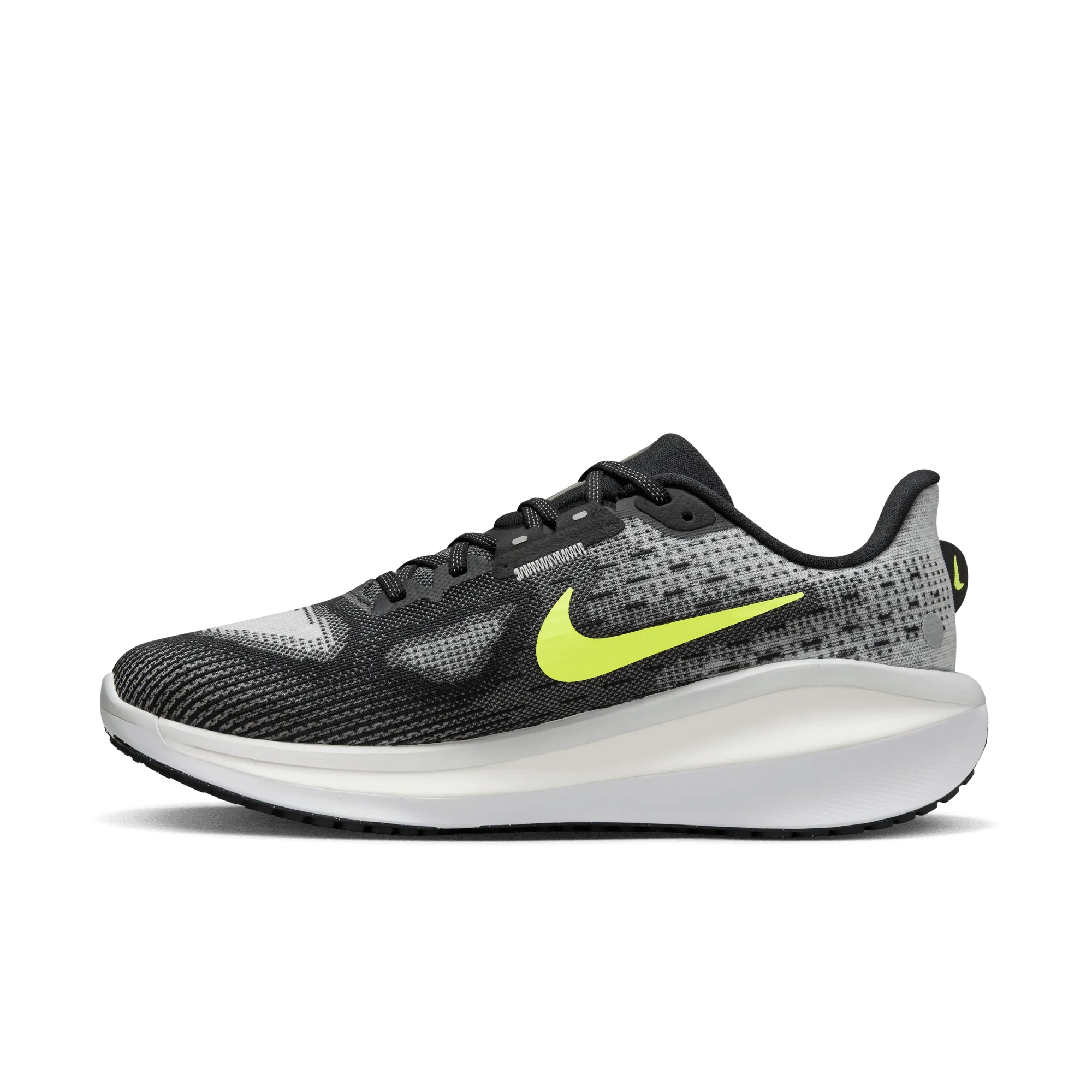 Men’s Vomero 17 (001 - Black/Volt-LT Smoke Grey-White)