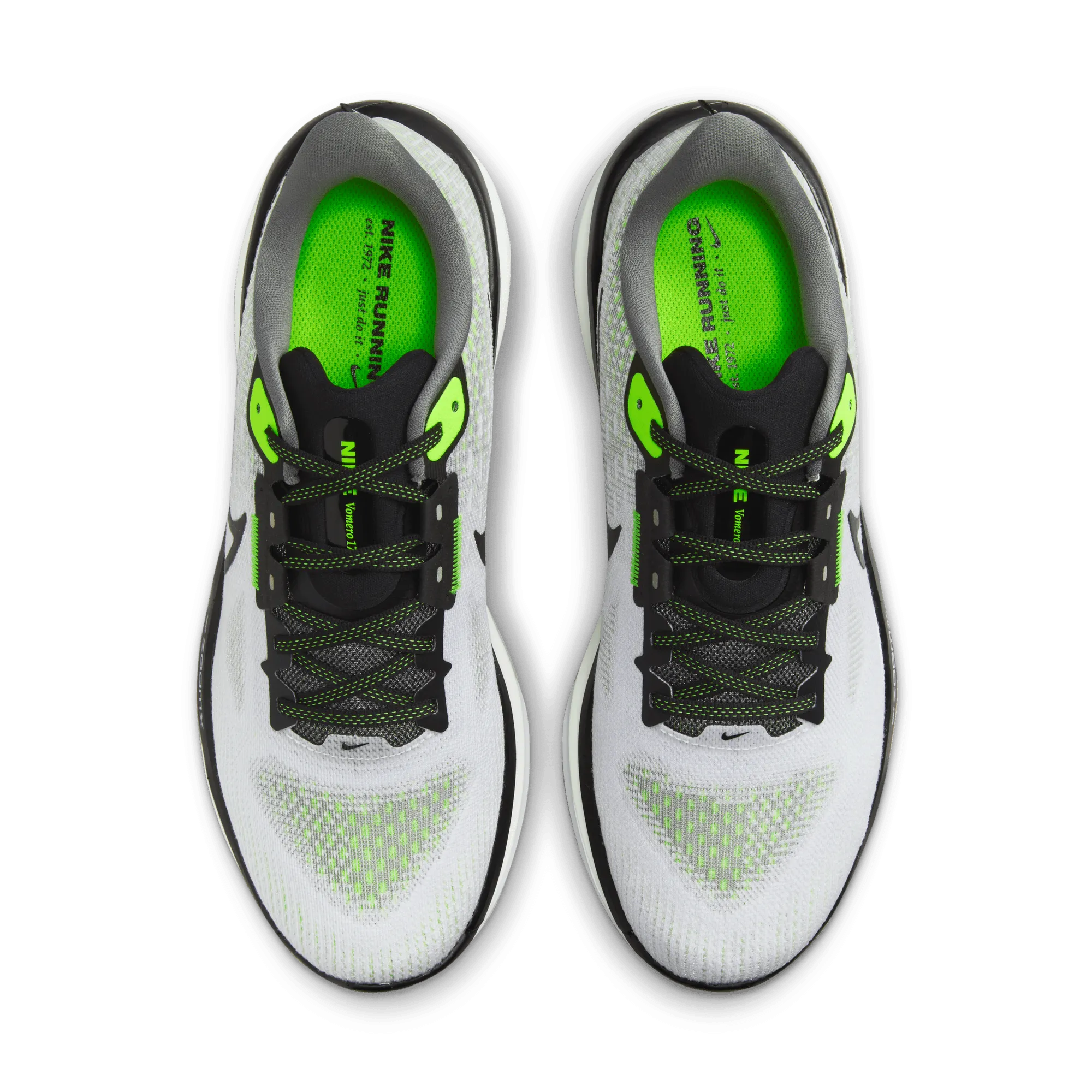 Men’s Vomero 17 (002 - Smoke Grey/Black-White-Volt)