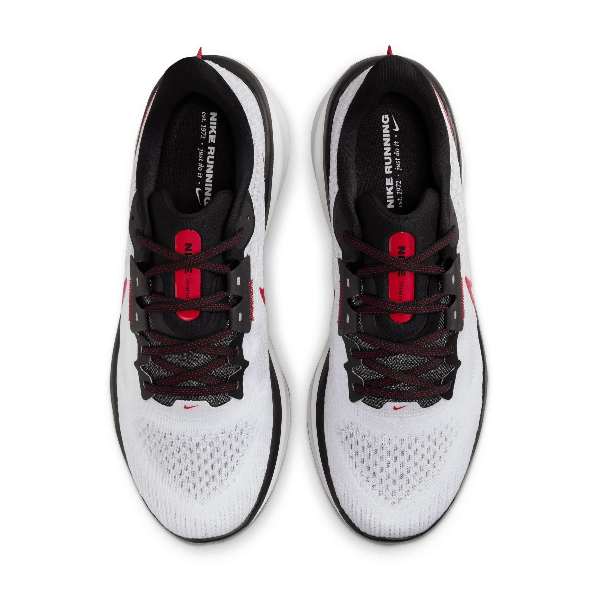Men’s Vomero 17 (103 - White/Black-Fire Red-Platinum Tint)