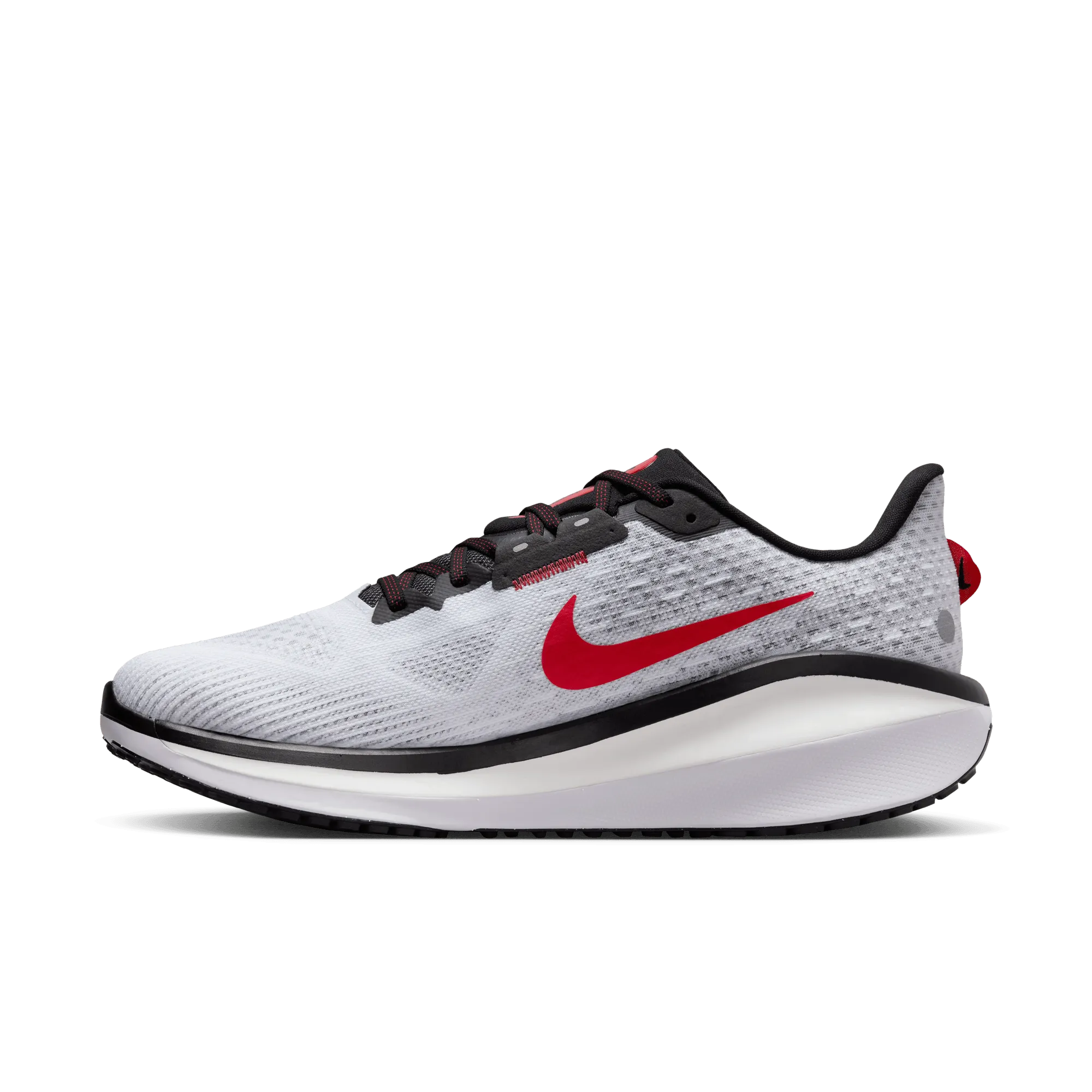 Men’s Vomero 17 (103 - White/Black-Fire Red-Platinum Tint)