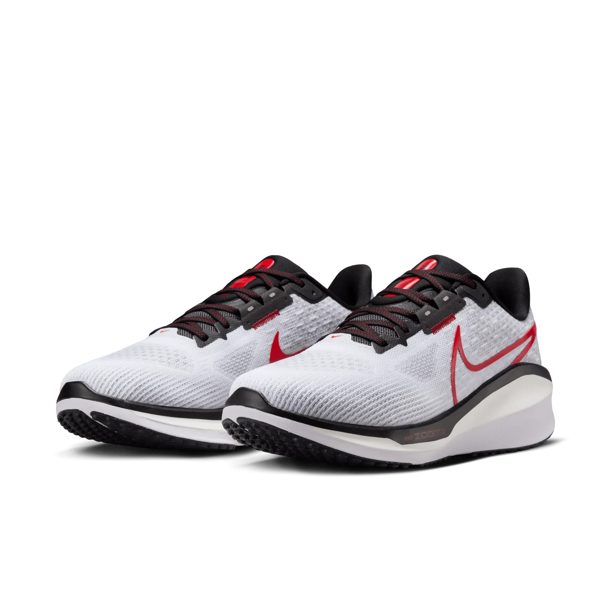 Men’s Vomero 17 (103 - White/Black-Fire Red-Platinum Tint)