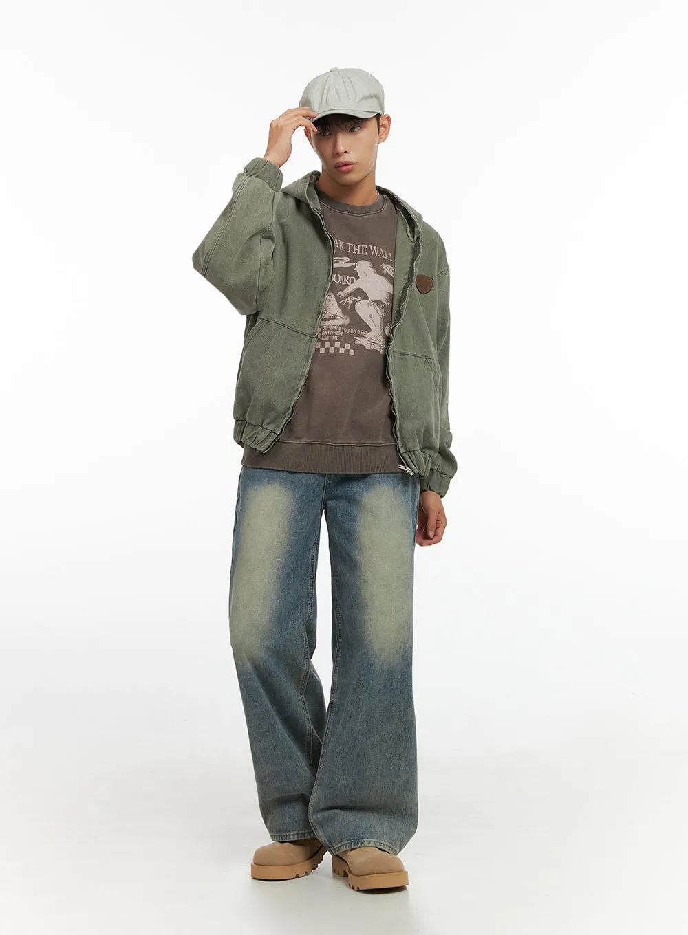 Men's Wide Fit Jeans IO420