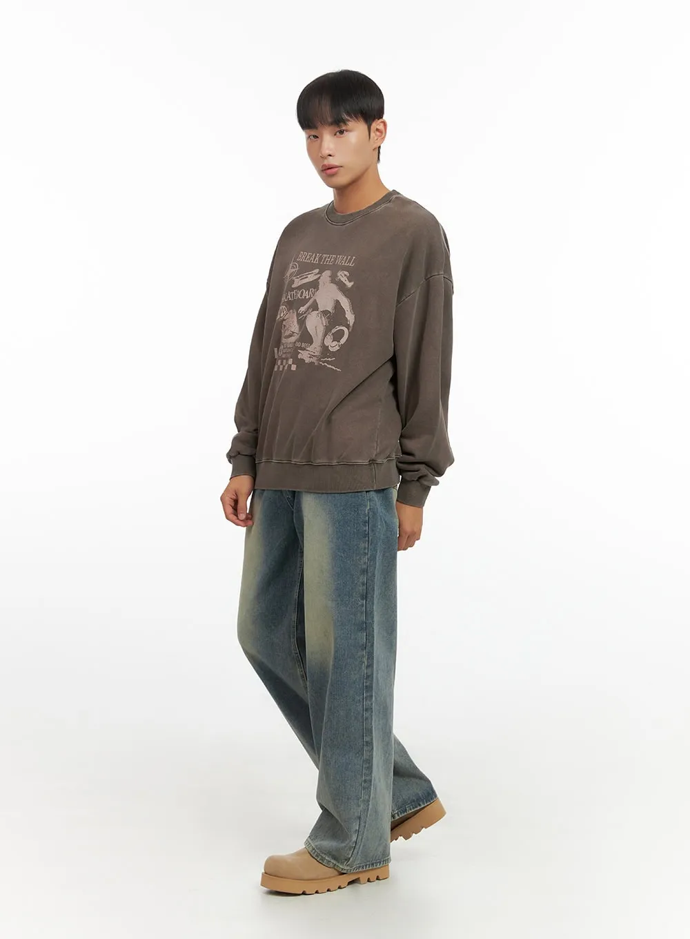 Men's Wide Fit Jeans IO420