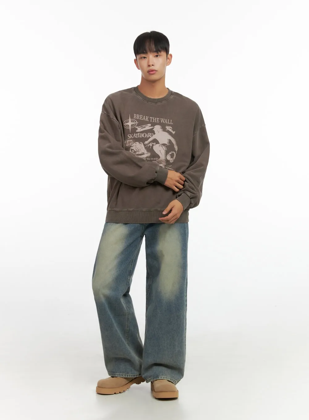 Men's Wide Fit Jeans IO420