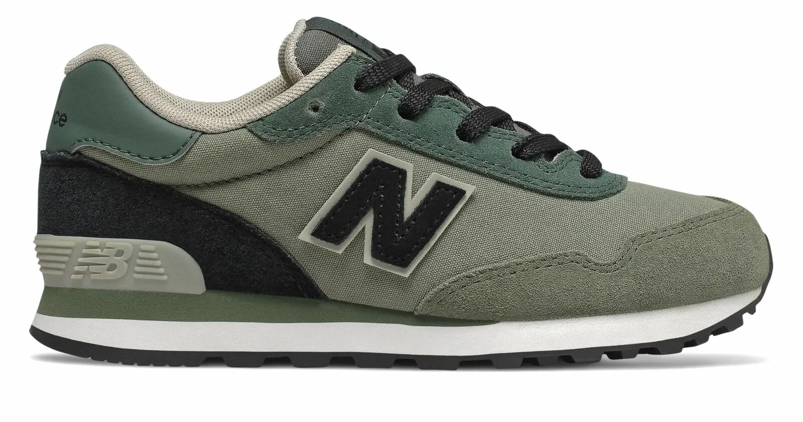 New Balance 515 Green with Black Unisex Boys / Girls Canvas