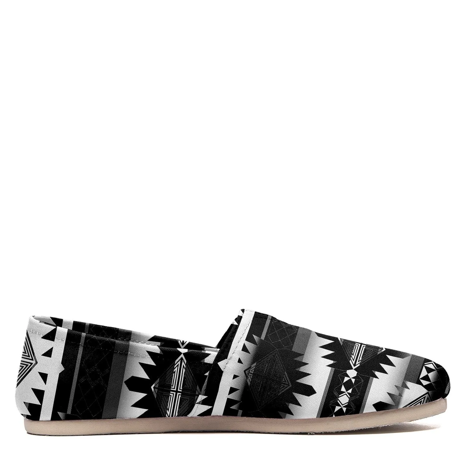 Okotoks Black and White Slip On