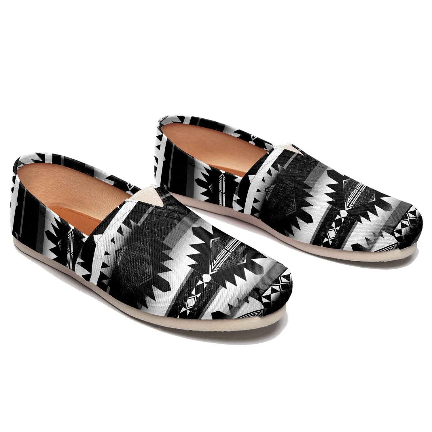 Okotoks Black and White Slip On